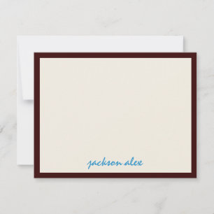 Carte De Correspondance Merci du parti Jackson Bar Mitzvah