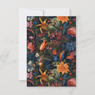 Carte De Correspondance Merci funéraire Dahlia Variété, Sympathie