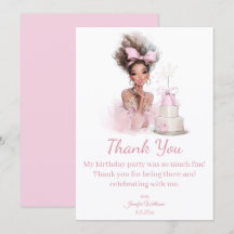merci joyeux anniversaire robe rose chic