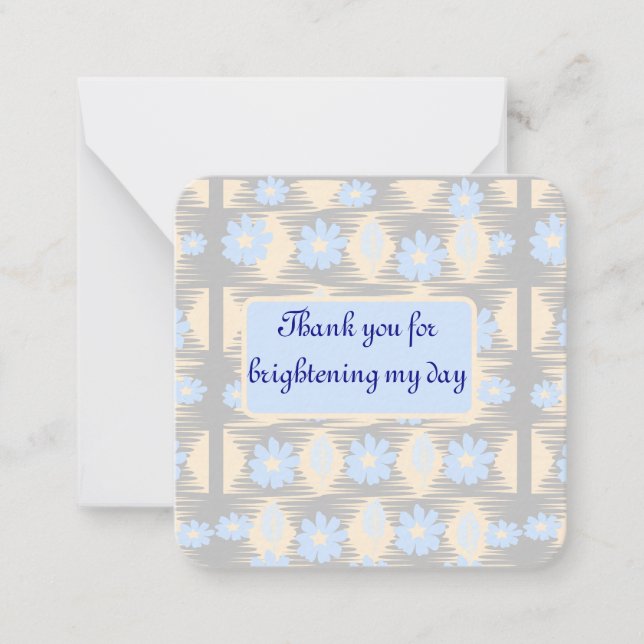 Carte De Correspondance Merci pour illuminer ma journée (Devant)