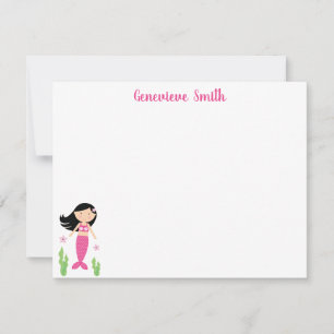 Carte De Correspondance Mermaid Girl