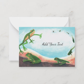 Carte De Correspondance Métamorphose - Cycle de vie d'une grenouille