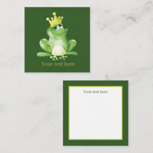 Carte De Correspondance mignon amoureux de grenouilles ajouter un sentimen