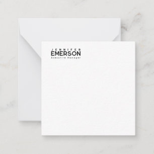 Carte De Correspondance Minimaliste moderne professionnel plain