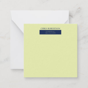 Carte De Correspondance Minimaliste Moderne Simple