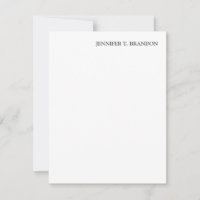 Minimaliste Plain Moderne Blanc Professionnel