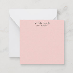 Carte De Correspondance Minimaliste Professionnel Unique Classique Pastel