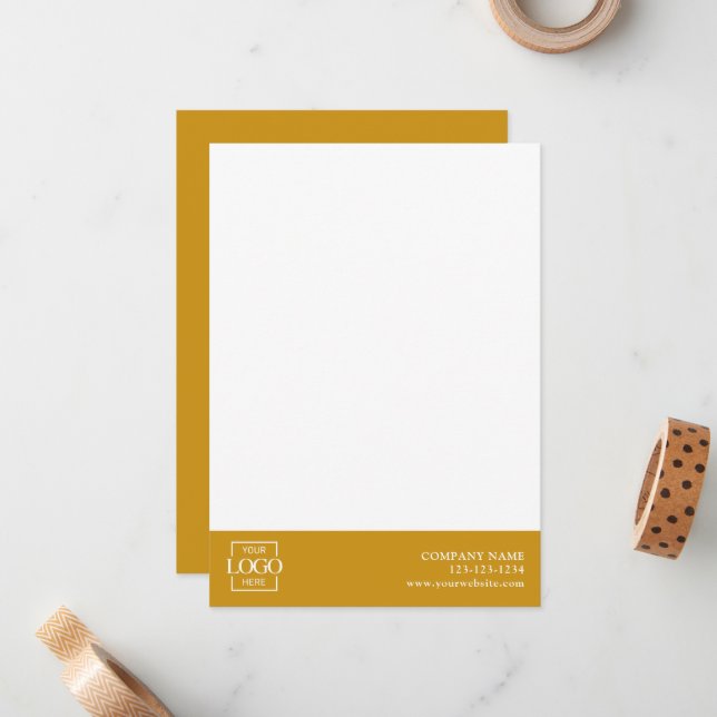 Carte De Correspondance Modern Simple Business Logo Professional Editable (Devant/Arrière en situation)