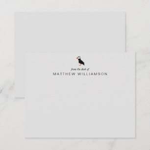Carte De Correspondance Moderne à partir du bureau de Puffin Bird Note Car