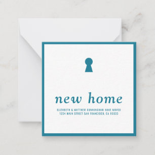 Carte De Correspondance Moderne minimaliste Chic Nouvelle maison