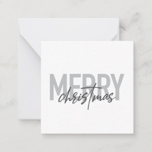 Carte De Correspondance Moderne, simple, design urbain cool Joyeux Noël