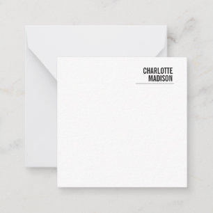 Carte De Correspondance Moderne Simple Tendance Minimaliste Simple