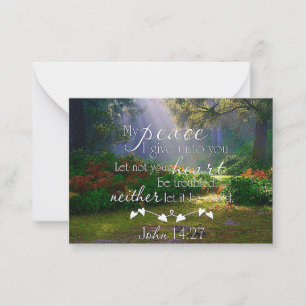 Carte De Correspondance Mon jardin de paix