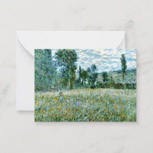 Carte De Correspondance Monet - Un pré