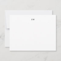 Monogramme Minimaliste Deux Lettres Initiales