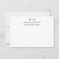 Monogramme minimaliste moderne ou ajoutez un logo