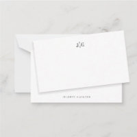 Monogramme moderne simple et élégant
