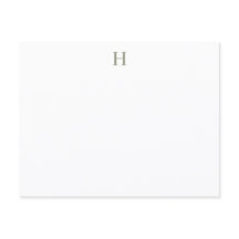 Monogramme simple personnalisé gingham vert sauge