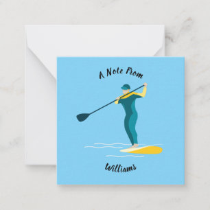 Carte De Correspondance Montez le pédalo