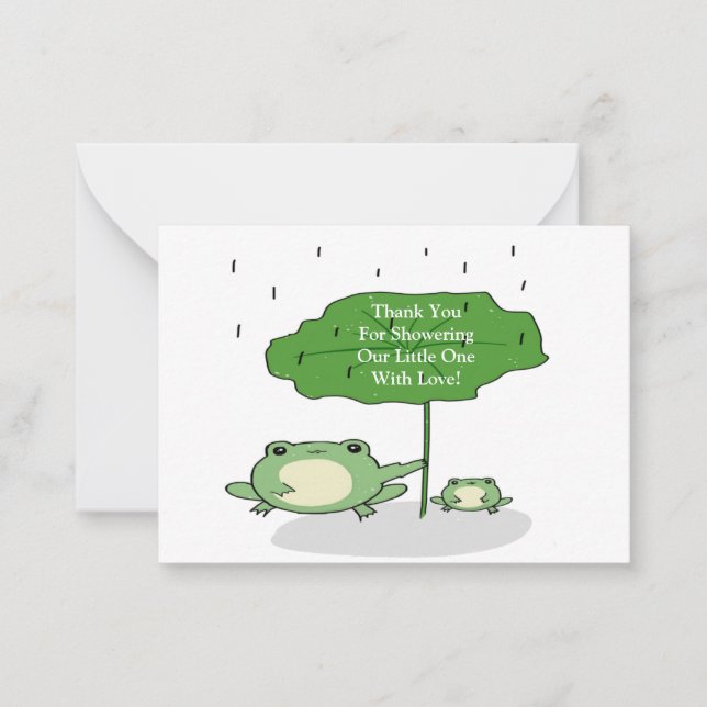 Carte De Correspondance Mother Frog Love (Devant)