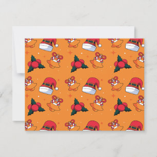 Carte De Correspondance Motif de Noël 90