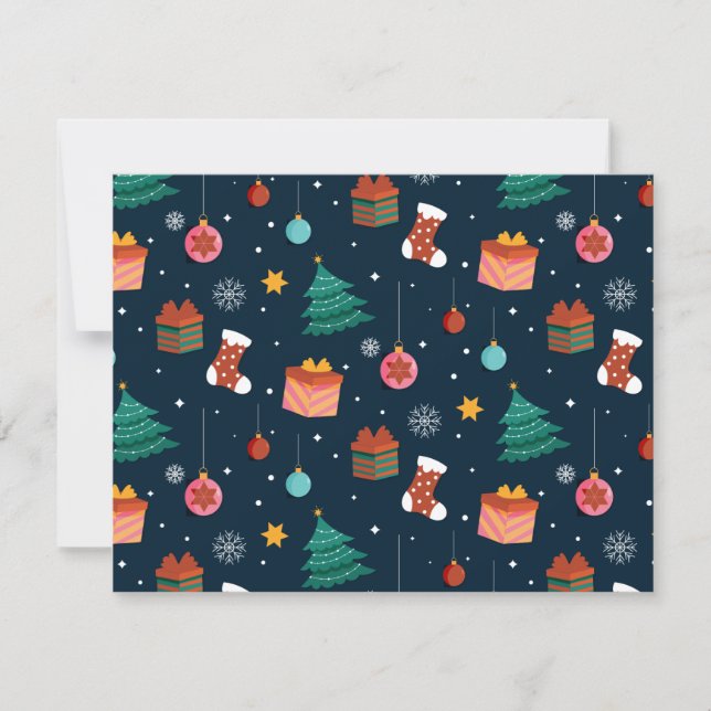 Carte De Correspondance Motif de Noël 96 (Devant)