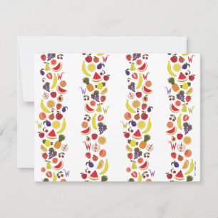 Carte De Correspondance Motif de papier peint léchable Willy Wonka