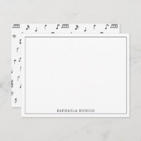 Motif de symboles Black & White Music Notes
