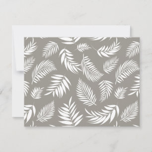 Carte De Correspondance Motif Feuille tropical 9