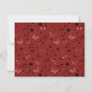 Carte De Correspondance Motif papillon 6