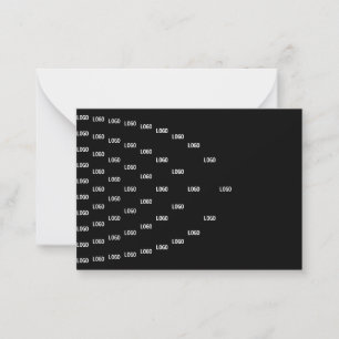 Carte De Correspondance Motif unique avec logo/image téléchargée