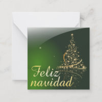 Motivo navideño verde con arbol de navidad. V2,0