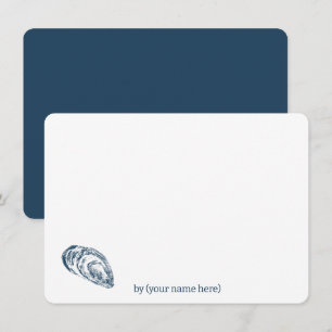 Carte De Correspondance Moule bleue mer côtière océan toutes occasions vie