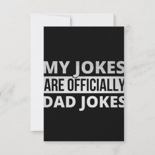 Carte De Correspondance my jokes are dad jokes