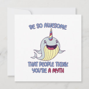 Carte De Correspondance Mythe Narwhal
