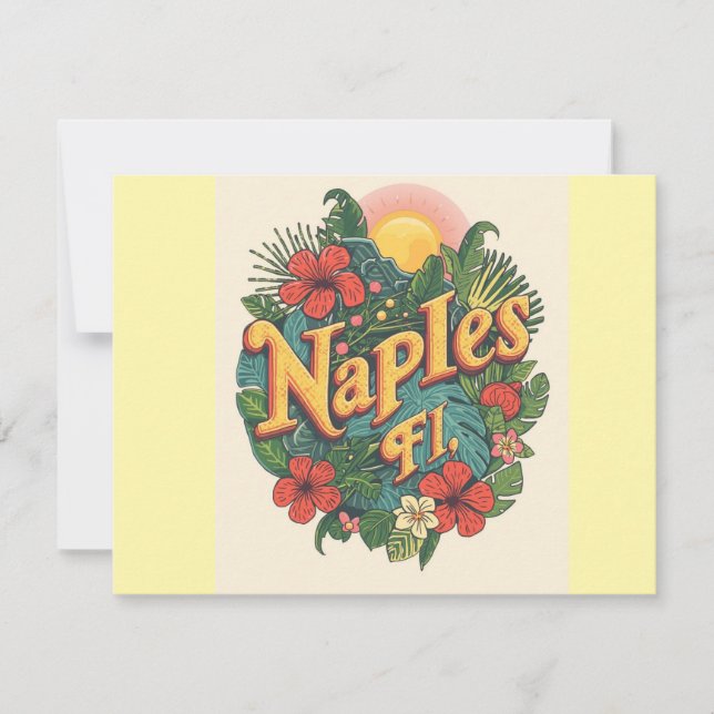 Carte De Correspondance Naples florida rêvant  (Devant)