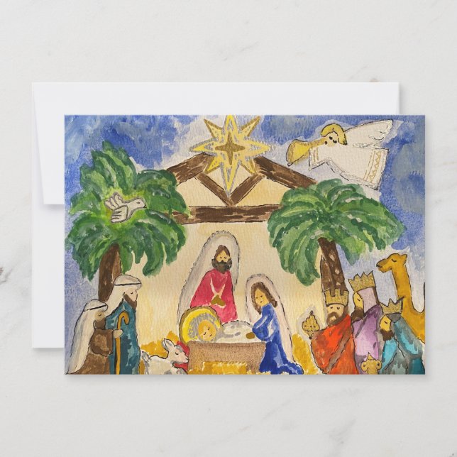 Carte De Correspondance NativityFlat Note Card (Devant)