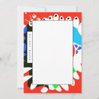 Nid d'oiseau - Scarlet Red White Nom personnalisé