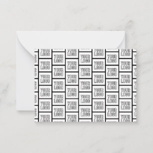 Carte De Correspondance N'importe quel Motif de répétition de logo ou d'im