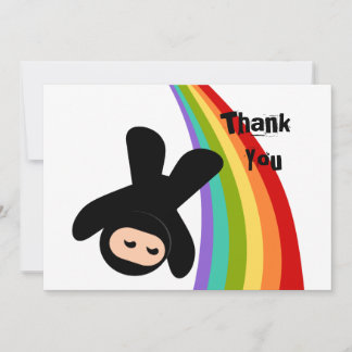 Carte De Correspondance Ninjas et Raoinbows