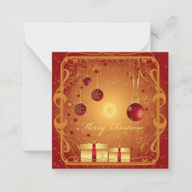 Carte De Correspondance Noël (Devant)