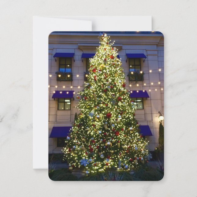 Carte De Correspondance Noël à Waldorf Astoria Chicago Note Card (Devant)