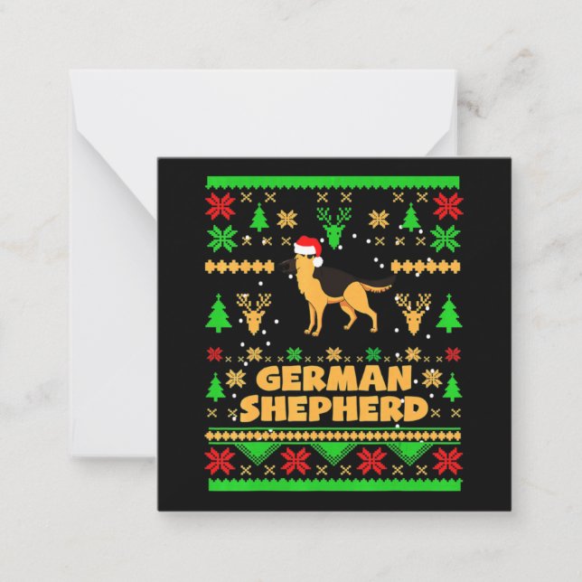 Carte De Correspondance Noël Berger Allemand (Devant)
