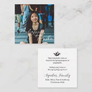 Carte De Correspondance Noël philippin Maligayang Pasko