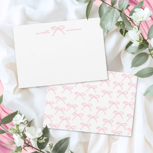 Carte De Correspondance Nom de l'arc rose fuchsia