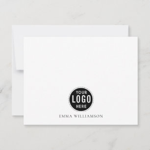 Carte De Correspondance Nom du logo minimaliste simple