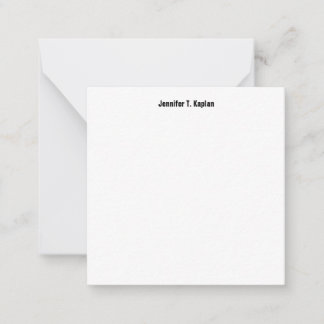 Carte De Correspondance Nom Gras Simple Professionnel Simple Moderne Minim