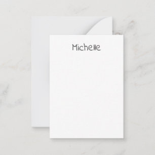 Carte De Correspondance Nom personnel minimaliste moderne professionnel