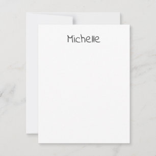 Carte De Correspondance Nom propre minimaliste moderne professionnel