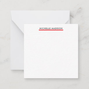 Carte De Correspondance Nom propre Minimaliste Tendance Professionnel Simp